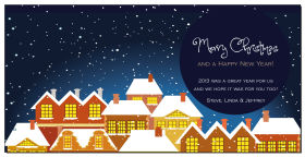 Tis the Season Holiday Christmas Village Cards  8